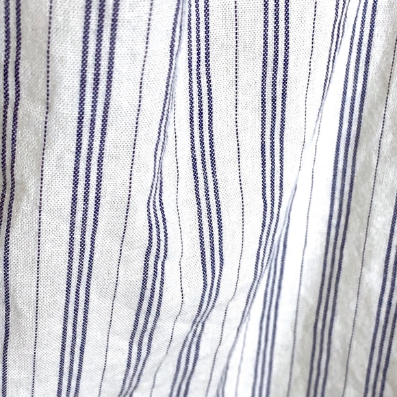 Madewell Striped Retro Off-The-Shoulder Blouse - Picture 2 of 7